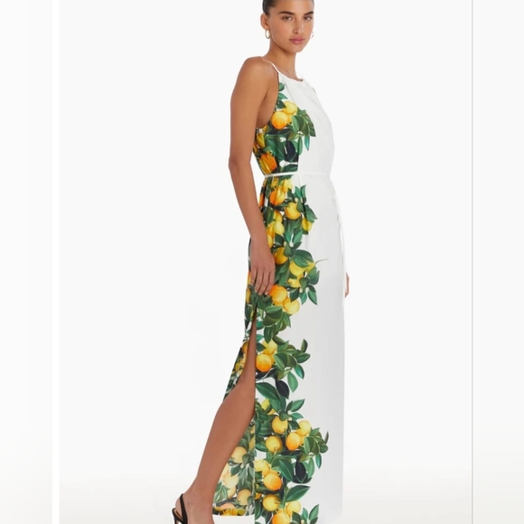 NEW Amanda Uprichard Alicanta White Maxi Dress – Size XS 🍋 - Picture 6 of 16